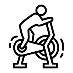 Sticker - Exercise Bike Icon