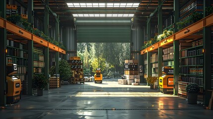 Poster - Green Supply Chain Incubator with Upcycled Autonomous Delivery Robots and AI Powered Logistics