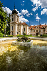 Sticker - Loucen Chateau is an enchanting Baroque chateau located in the Czech Republic.