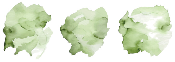 Poster - The background of this image is white with a green splash of watercolor. The background has a watercolour texture in salad color. There is a hint of stain from an ink paintbrush. There is a green