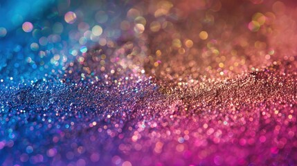 Wall Mural - Sparkling Glitter with Gradient Colors