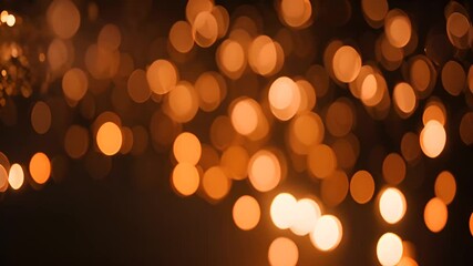 Poster - Abstract Bokeh Lights at Night Generative AI