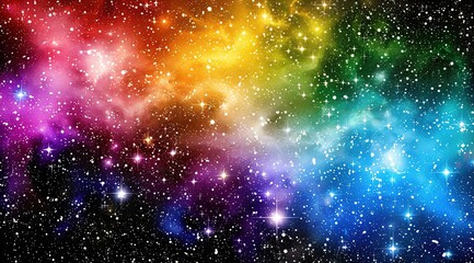 Wall Mural - background with stars