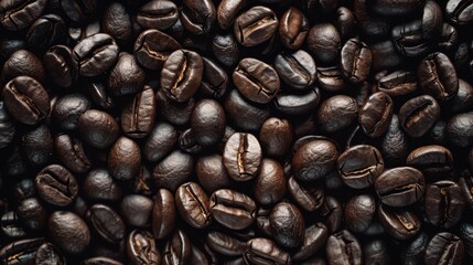 Poster - The roasted coffee beans