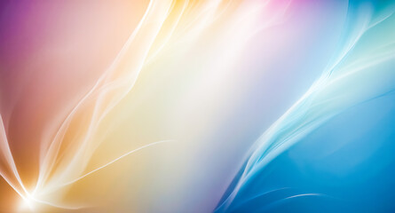 Poster - abstract light and color swirls