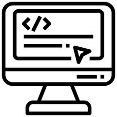CODING,website design,web development,screen,seo,computer,icon,vector,technology.svg