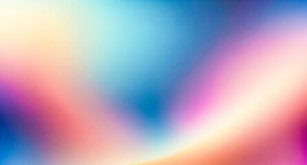 Canvas Print - Abstract Blurred Background with Pastel Colors