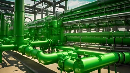 Poster - Green Pipelines at Industrial Facility Generative AI