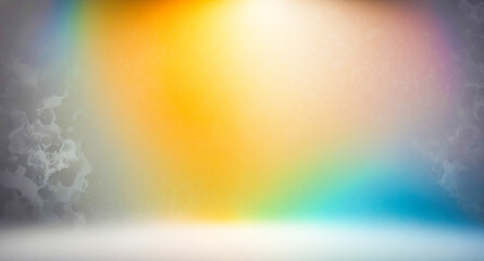 Wall Mural - Abstract Colorful Background with Rainbow Gradient and Soft Blur