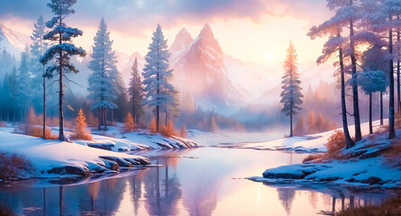 Wall Mural - Winter Wonderland