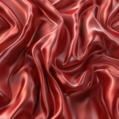 Poster - Satin texture. red. Generative AI.