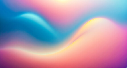 Poster - Abstract Gradient Background with Wavy Lines