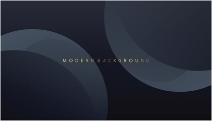 Sticker - Gradient black background with wavy