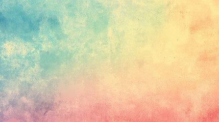 Wall Mural - A colorful background with a blue, yellow and red gradient