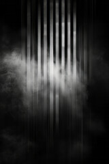 Poster - Minimalist illustration of a barcode with lines transforming into binary code,