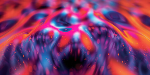 Poster - Abstract illustration of singularity concept. Origin of life. Space and science. Background image. Created with Generative AI technology.