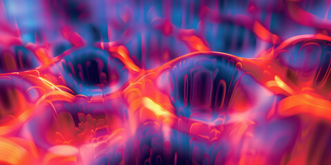 Poster - Abstract illustration of singularity concept. Origin of life. Space and science. Background image. Created with Generative AI technology.