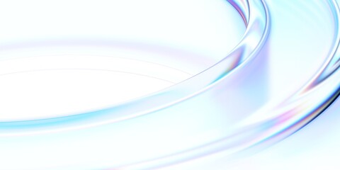 Fototapete - Abstract colorful shape, 3d render