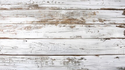 Wall Mural - Weathered white wooden texture background vintage rustic banner