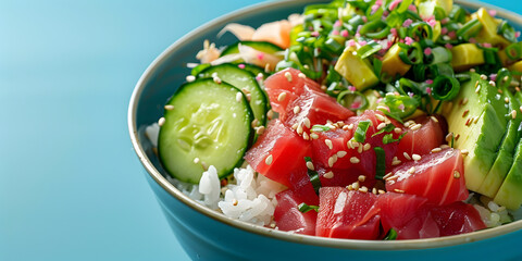 Hawaiian dish with tuna