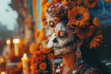 Wall Mural - Day of the Dead Celebration