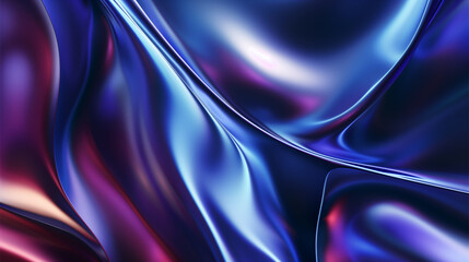 Fluid art pattern with vibrant blue and purple hues