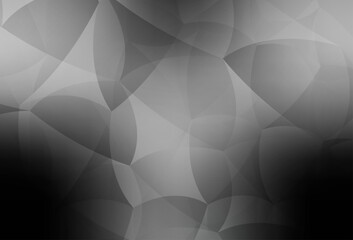 Wall Mural - Light Gray vector backdrop with lines, triangles.