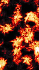 Aufkleber - Glowing 3d lava waves in motion. Motion. Background of 3D lava liquids glowing in motion. Lava glowing mass with moving flicker