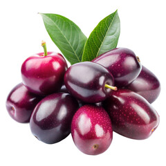 Wall Mural - jambolan plum on a transparent background