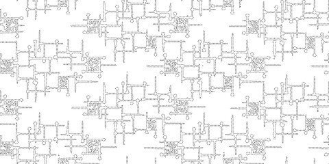 Poster - Dot pattern seamless background. Polka dot pattern template Monochrome dotted texture