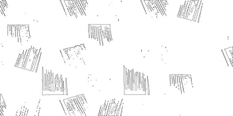 Poster - Dot pattern seamless background. Polka dot pattern template Monochrome dotted texture