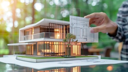 draft, architecture, blueprint, plan, project, vignetting, design, architect, designer, engineering, residential, structure, home, modern, house, contemporary, document, process, professional, technic