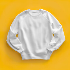 Poster - PNG Transparent Sweatshirt Mockup with Transparent Lights & Shadows