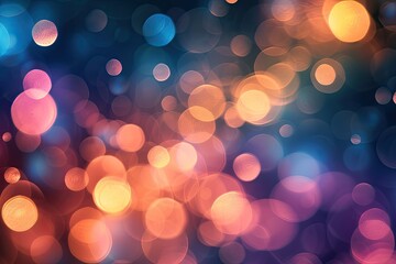 Poster - a colorful background with a blurry effect, Bokeh-infused Glassmorphism background