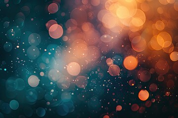 Poster - a colorful background with a blurry effect, Bokeh-infused Glassmorphism background