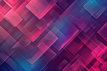 Aufkleber - a computer screen with a world map on it, Geometric patterns with Glassmorphism effect on background