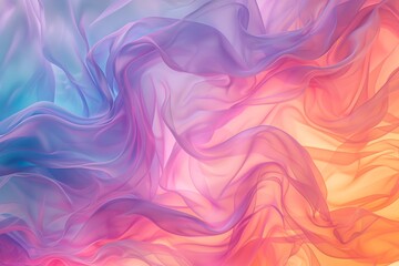 Fototapete - a colorful background with a wavy pattern, Artistic abstract background featuring swirling patterns