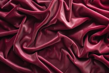 Aufkleber - a blue velvet fabric with a very large amount of folds, Mirror the soft and lush texture of a velveteen fabric, highlighting its luxuriance and depth