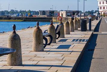 Poster -  Hafenpromenade in Concarneau, Bretagne