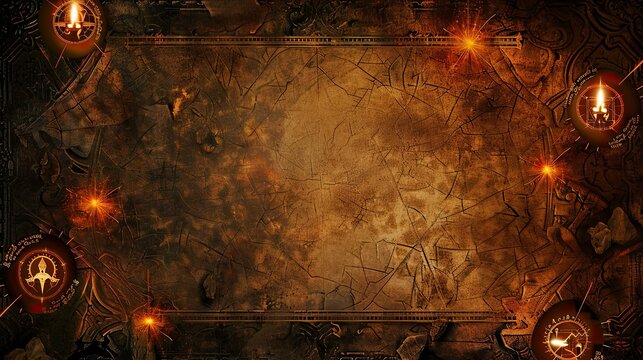 dungeons and dragons adventure background wallpaper with a simple center but complex on the borders