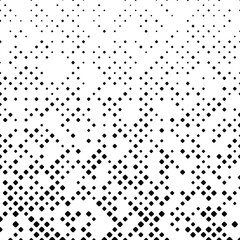 Poster - Geometrical black and white diagonal square pattern background - abstract vector graphic design
