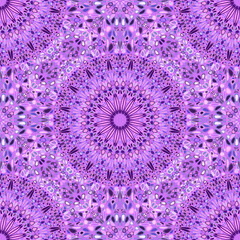 Poster - Bohemian geometrical petal mandala pattern background - spiritual floral oriental abstract vector art