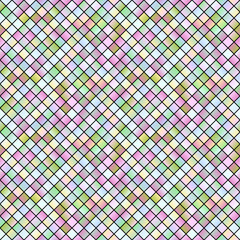 Aufkleber - Abstract geometrical gradient diagonal square pattern background - geometric colorful vector design