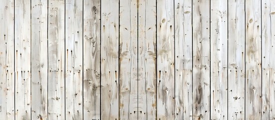 Poster - Seamless wood background and texture of an old light-colored wooden wall with copy space image.