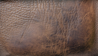 Canvas Print - brown leather texture