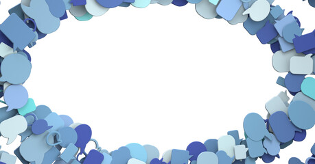 Aufkleber - touching 3D rendering flying email icon with his fin
