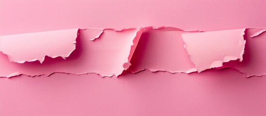 Wall Mural - Pink paper background with ample copy space image for writing.
