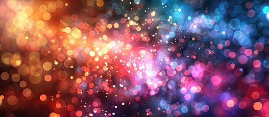 Poster - background with dazzling abstract light patterns suitable for text and graphics with ample copy spac