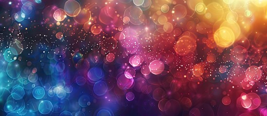 Poster - bokeh background with abstract texture, showcasing copy space image.