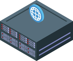 Poster - Powerful server is running, ensuring seamless global network connectivity